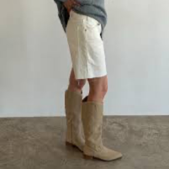 Kelsi Dagger Brooklyn Benson Oatmeal Suede Tall Boot - Picture 3 of 4